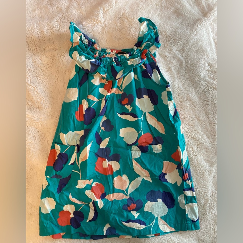 Tea Collection Teal and Orange Sundress